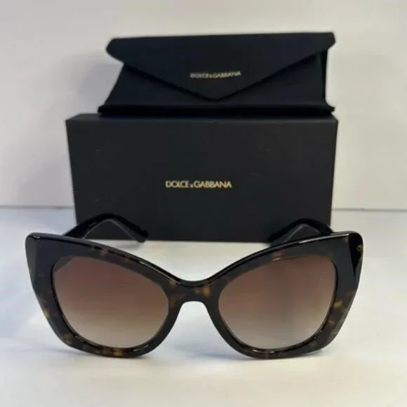 New Authentic Dolce & Gabbana DG 4405 502/13 tortoise Sunglasses,description: